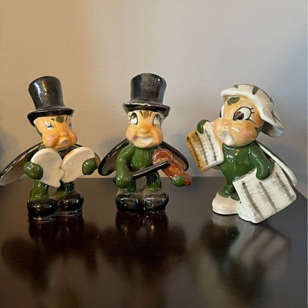 Vintage Cricket Figurines From Japan MCM 50’s 60’s BOHO Decor